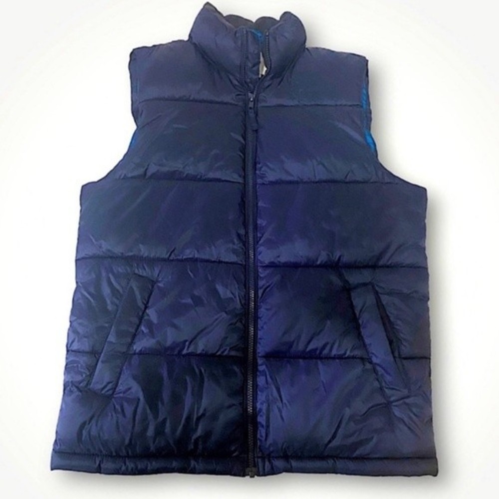 Old Navy Men's Puffer Vest - Navy Blue